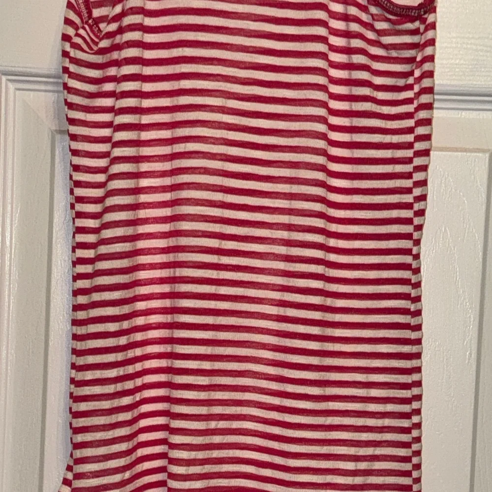 Grane Red and White Striped Tank Top - Picture 7 of 7